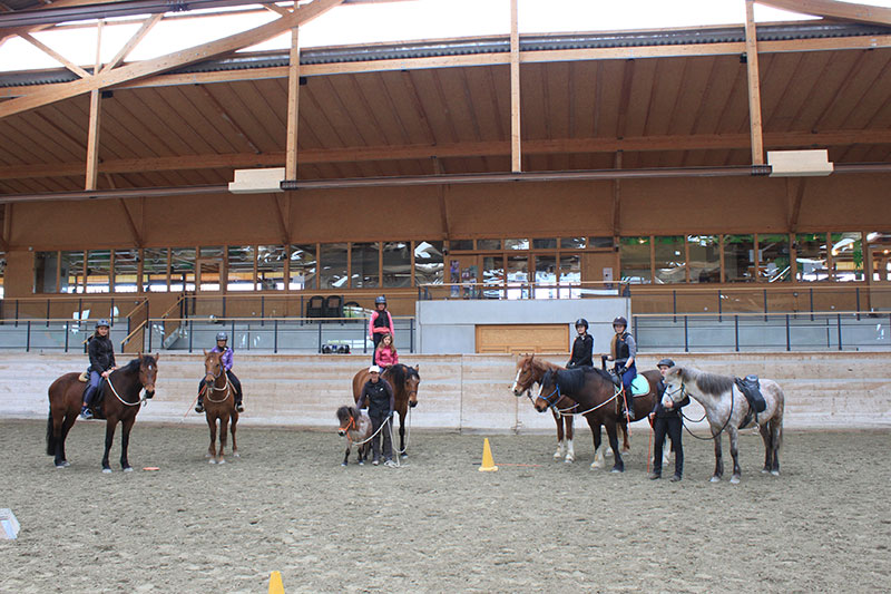 cours équitation pour enfants les dudes
